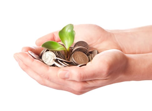hands holding money